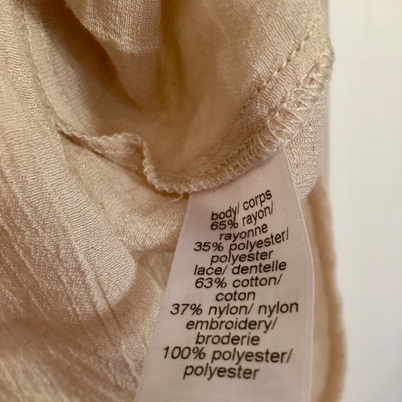 Maurices Embroidered and Lace Sleeveless Shirt - Picture 3 of 6